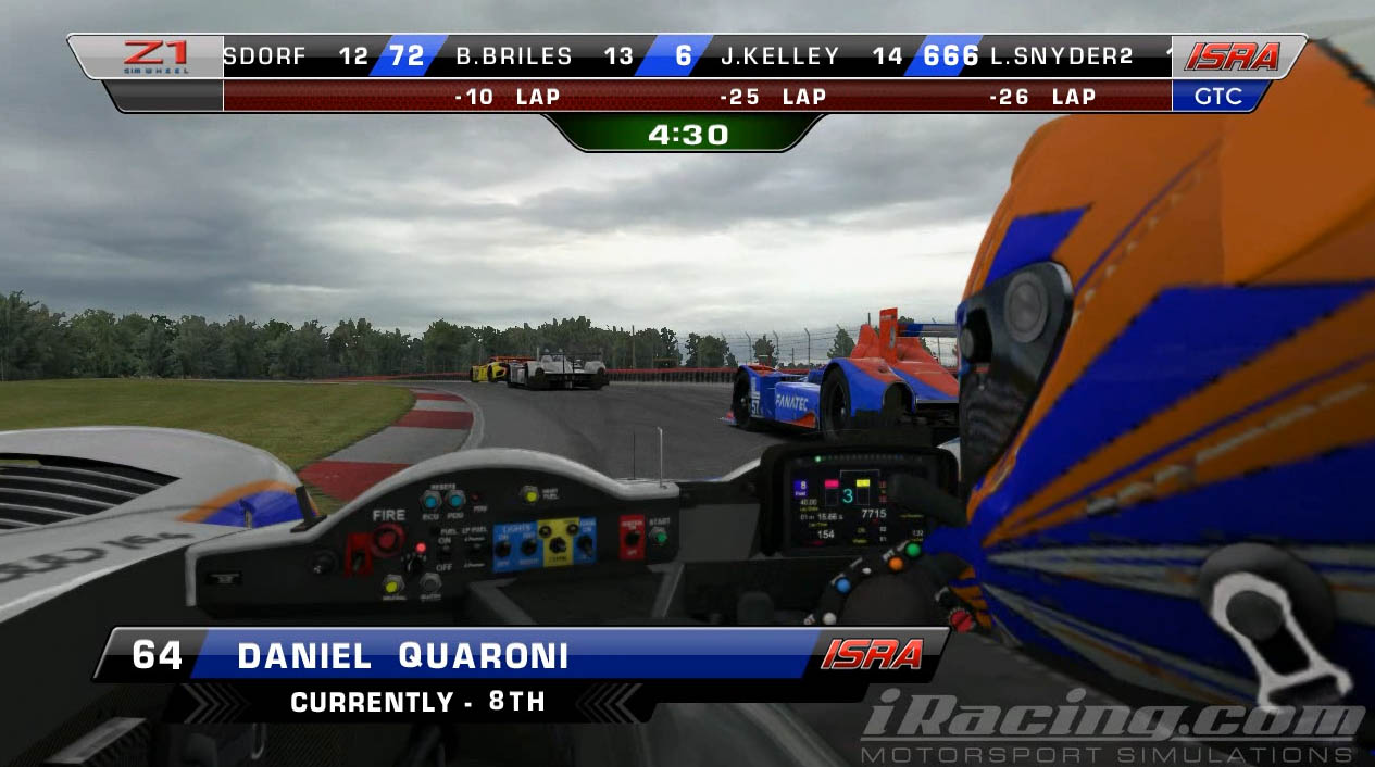 On-board camera from a broadcast video of ISRA League Season 12 at Mid Ohio